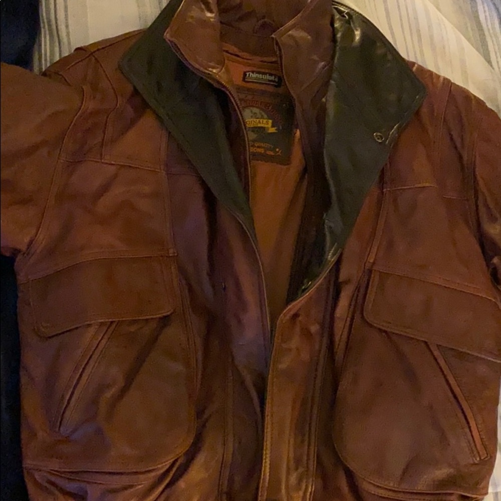Leather jacket